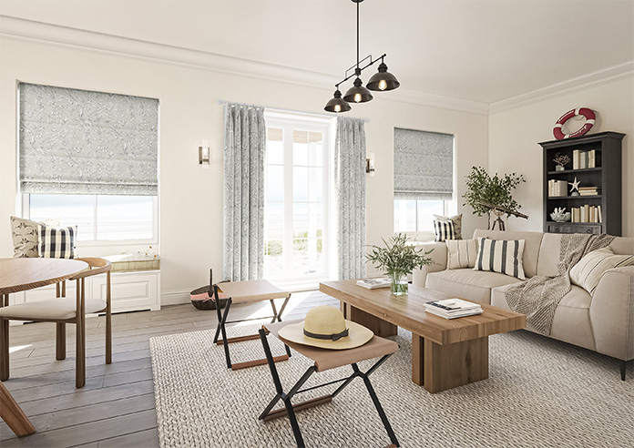 Aviary Velvet, Whisper - Roman Blind - Image 6